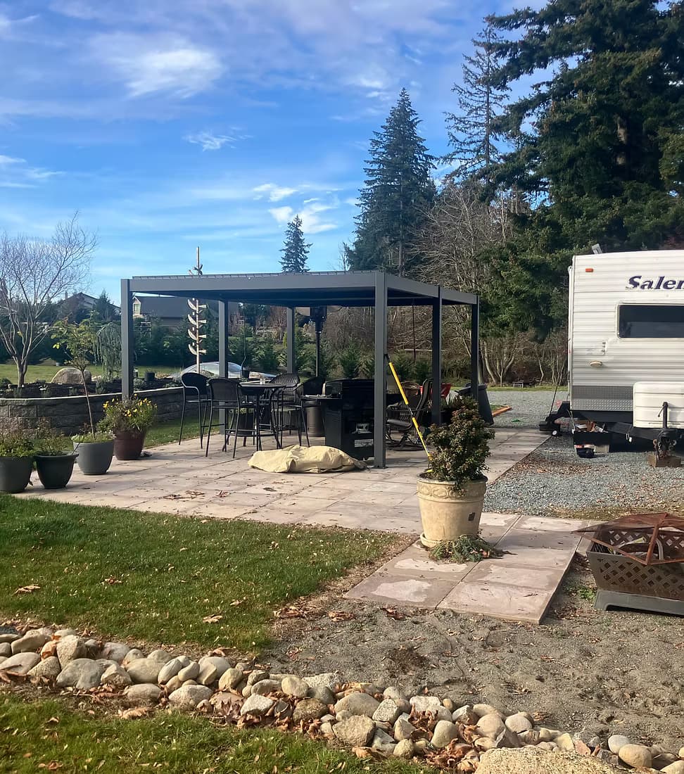 Land shaping and site work project photo from PACH NW At Home Oasis